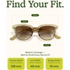 image:imageSunski Miho  Polarized Recycled SunglassesSeaweed Sepia